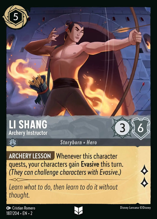 Li Shang - Instructeur de tir à l'arc