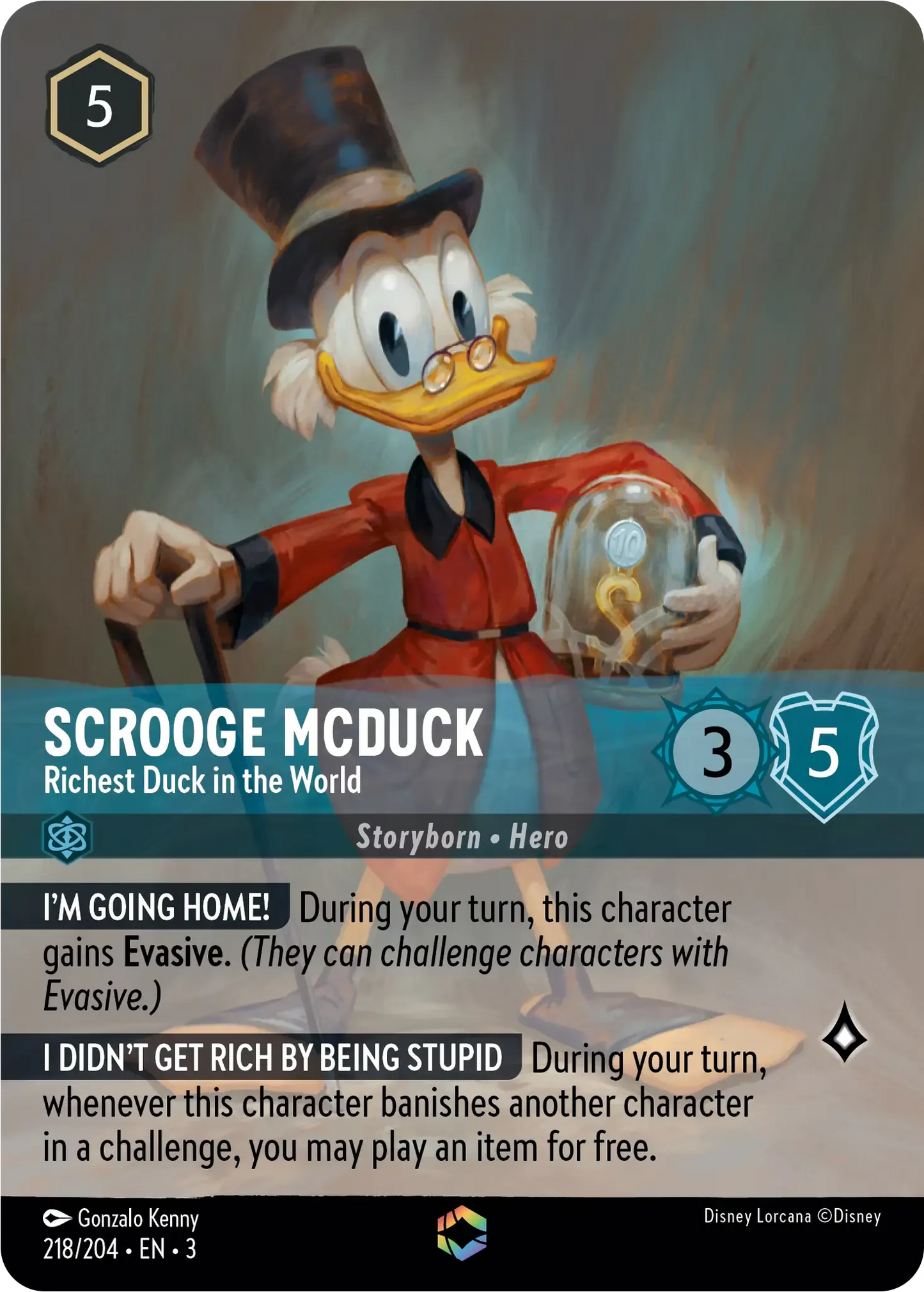 Scrooge McDuck - Richest Duck in the World (Alternate Art)