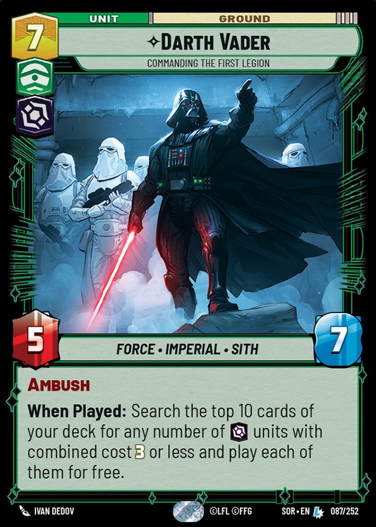 Darth Vader: Commanding the First Legion