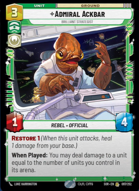 Admiral Ackbar: Brilliant Strategist