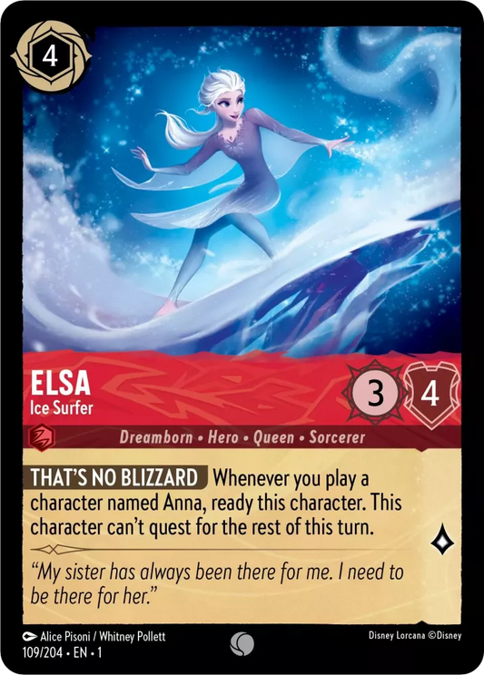 Elsa - Surfeuse sur glace