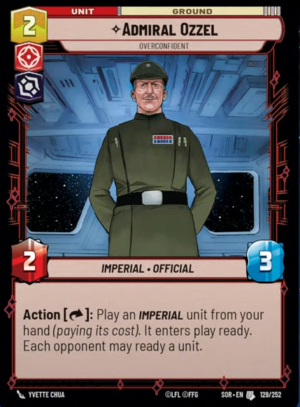 Admiral Ozzel: Overconfident
