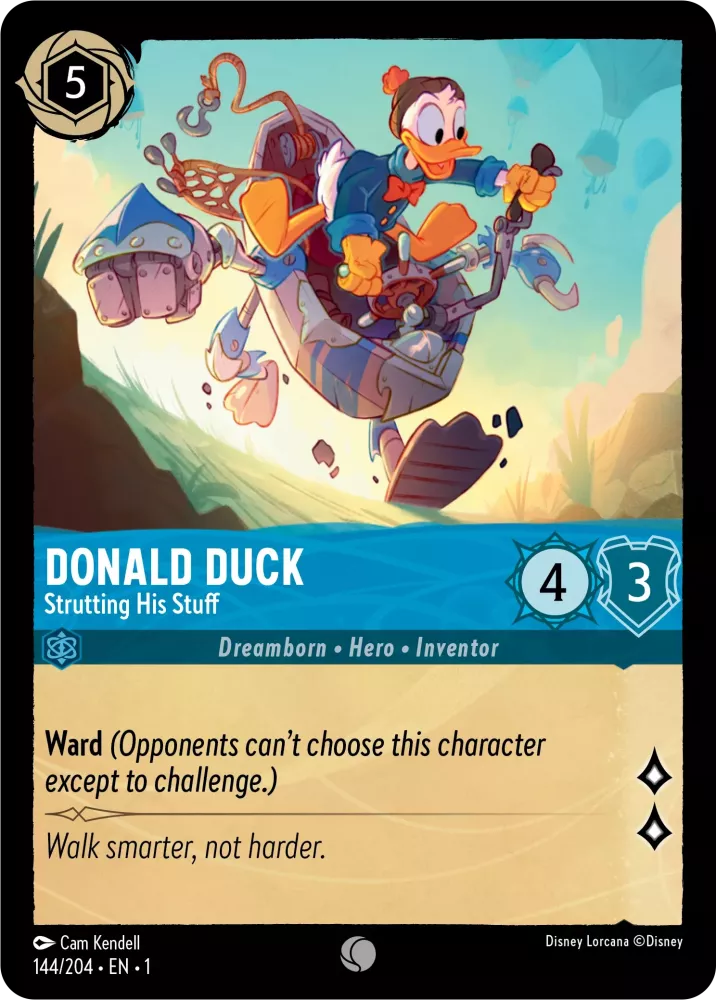 Donald Duck - Se pavaner