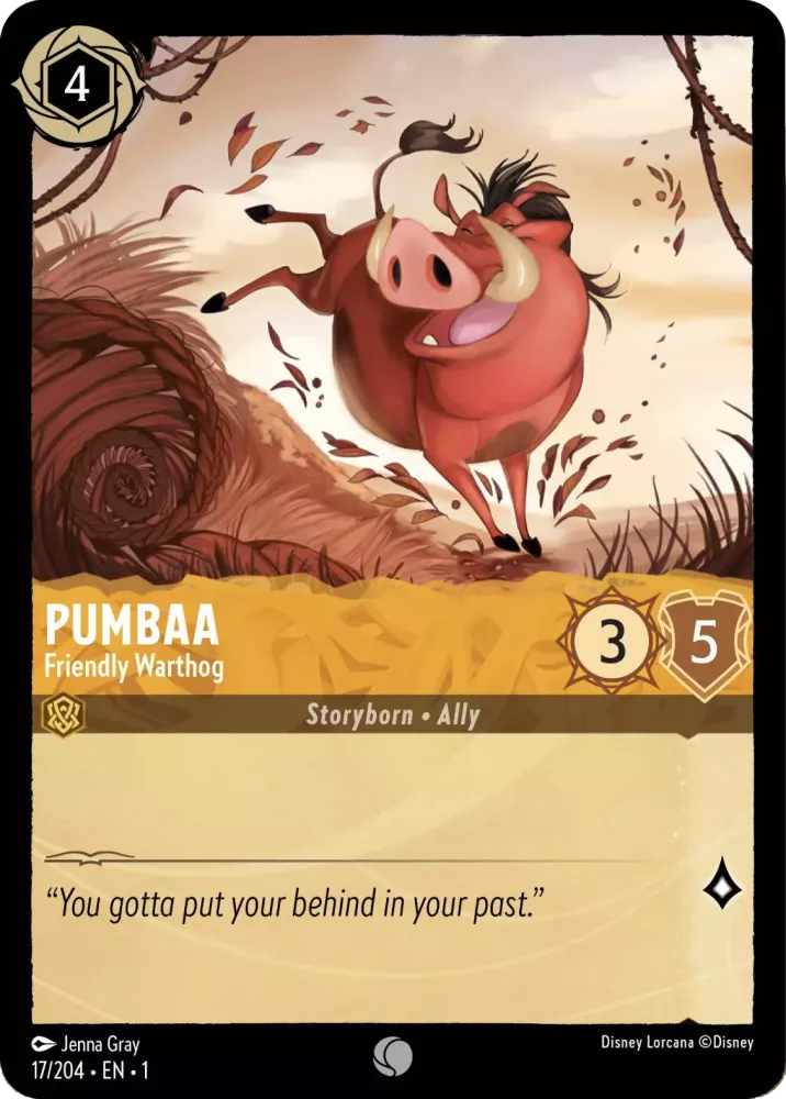 Pumbaa - Phacochère amical