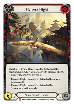 Heron's Flight (Red)
