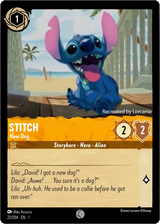 Stitch - New Dog