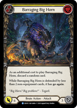 Barraging Big Horn (Yellow)