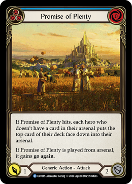 Promise of Plenty (Blue)