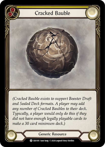 Cracked Bauble (Yellow)