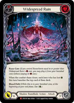 Widespread Ruin (Red)