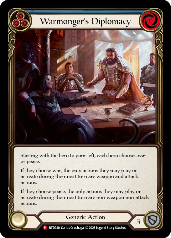 Warmonger's Diplomacy (Blue)