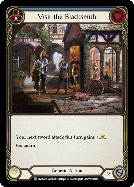 Visit the Blacksmith (Blue)