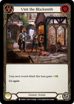 Visit the Blacksmith (Blue)