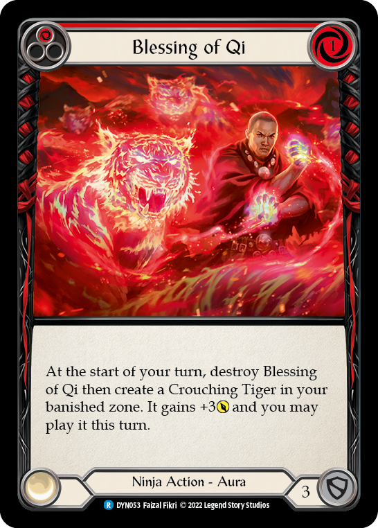 Blessing of Qi (Red)