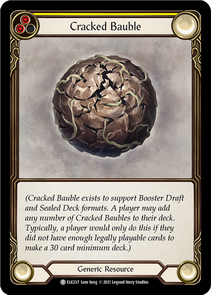 Cracked Bauble (Yellow)