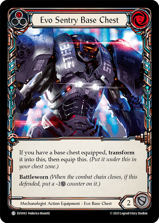 Evo Sentry Base Chest (Red)