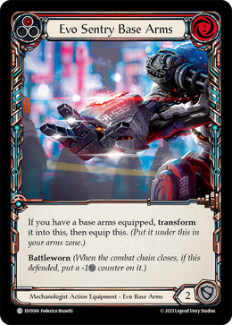 Evo Sentry Base Arms (Red)