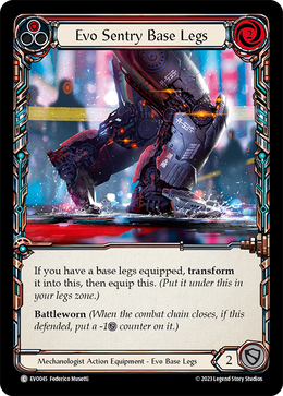 Evo Sentry Base Legs (Red)