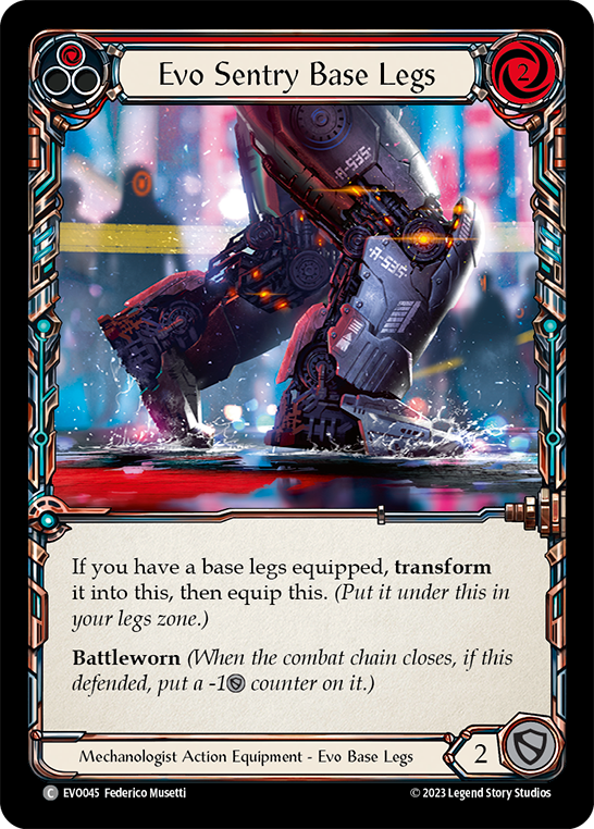 Evo Sentry Base Legs (Red)