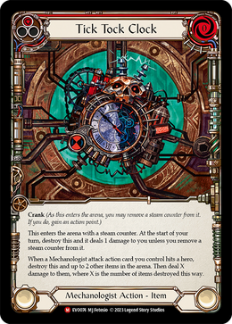 Tick Tock Clock (Red)