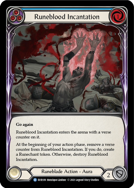 Runeblood Incantation (Blue)