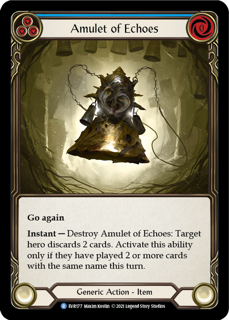 Amulet of Echoes (Blue)