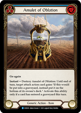 Amulet of Oblation (Blue)