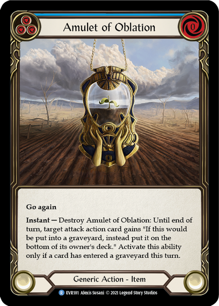 Amulet of Oblation (Blue)