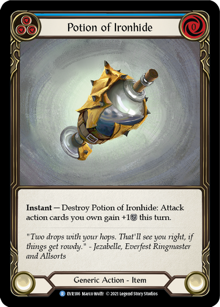 Potion of Ironhide (Blue)