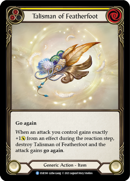 Talisman of Featherfoot (Yellow)