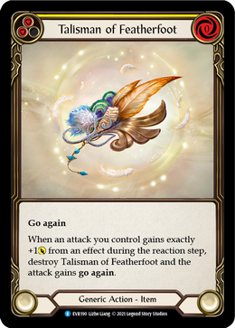 Talisman of Featherfoot (Yellow)