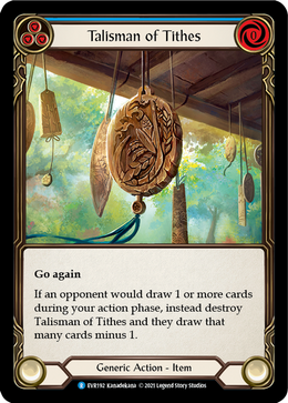 Talisman of Tithes (Blue)