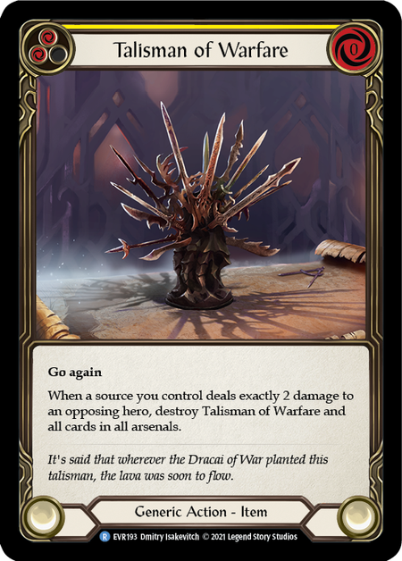 Talisman of Warfare (Yellow)