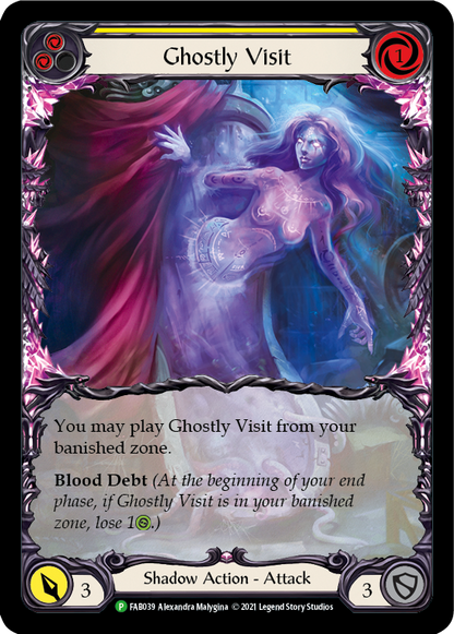 Ghostly Visit (Yellow)