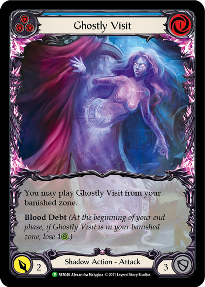 Ghostly Visit (Blue)