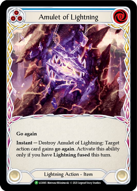 Amulet of Lightning (Blue)
