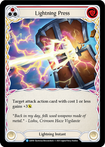Lightning Press (Red)