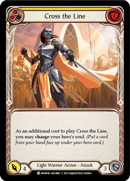 Cross the Line (Yellow)