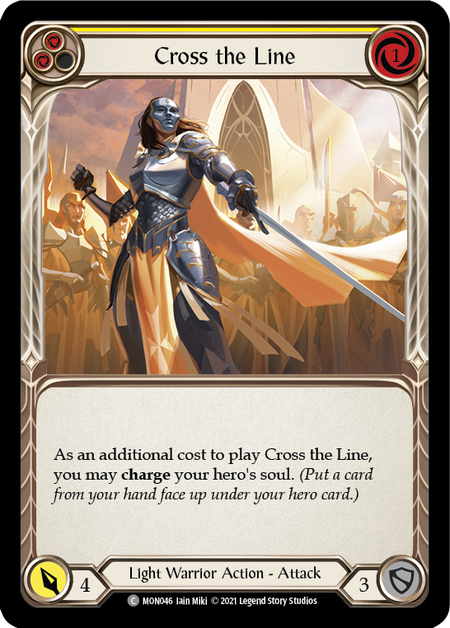 Cross the Line (Yellow)