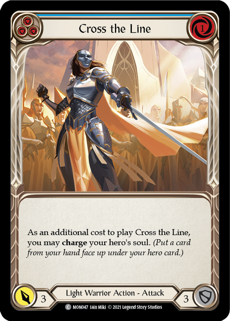 Cross the Line (Blue)