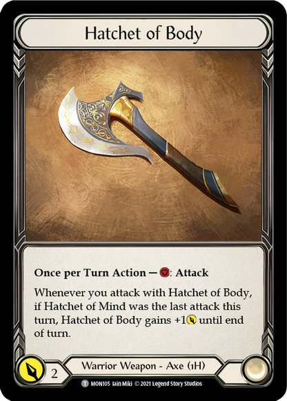 Hatchet of Body
