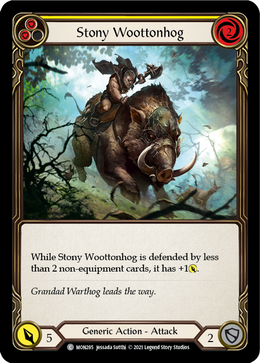 Stony Woottonhog (Yellow)