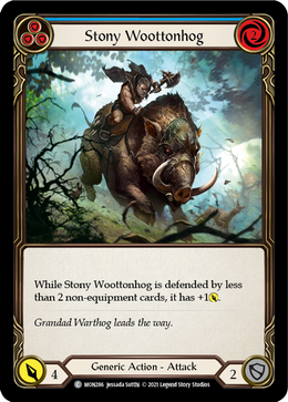 Stony Woottonhog (Blue)