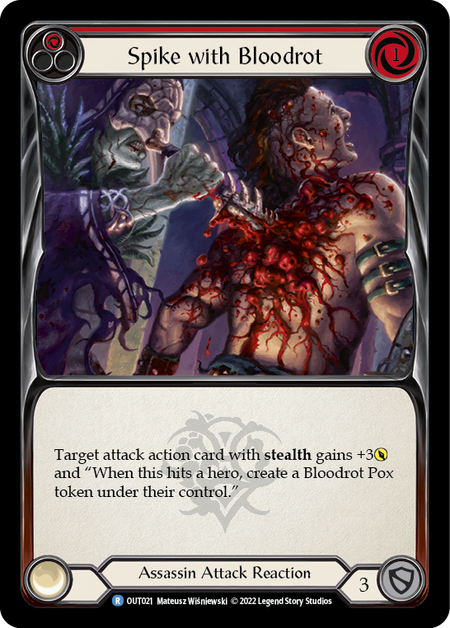 Spike with Bloodrot (Red)