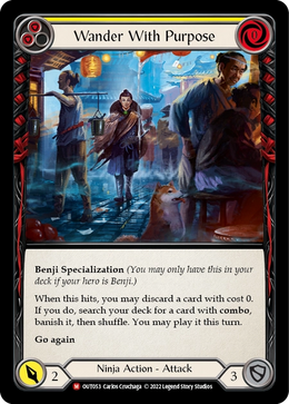 Wander With Purpose (Yellow)