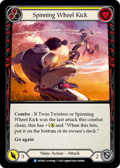 Spinning Wheel Kick (Yellow)