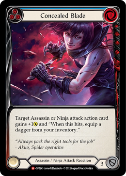 Concealed Blade (Blue)