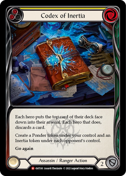 Codex of Inertia (Yellow)