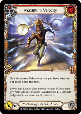 Maximum Velocity (Red)