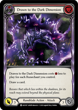 Drawn to the Dark Dimension (Red)